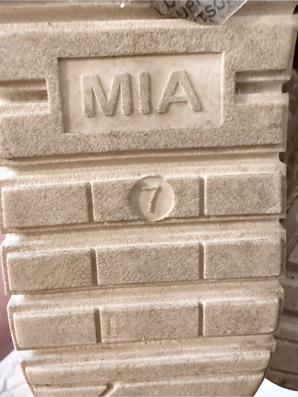 MIA Woven Strap Slide Sandals - Cream - Picture 3 of 3